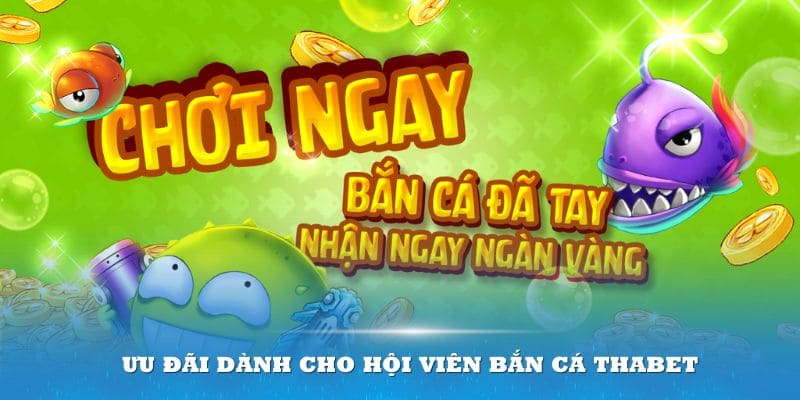 Ưu đãi cho thành viên tham gia bắn cá thabet