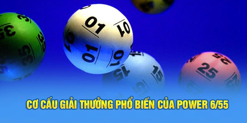 Cơ cấu giải thưởng phổ biến của Power 6/55