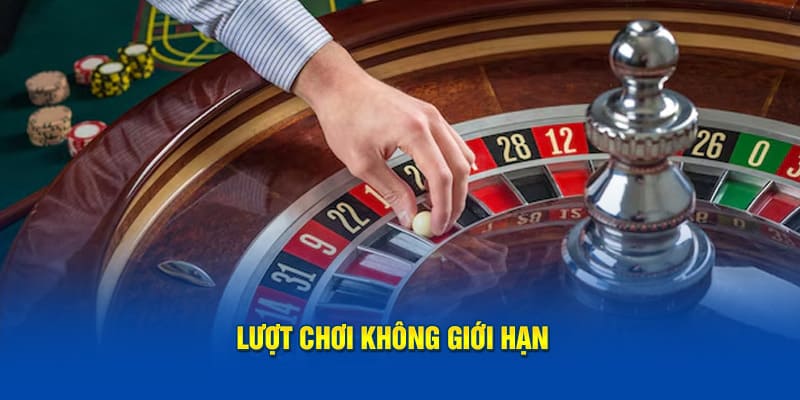 Roulette Thabet có số lượt chơi không giới hạn